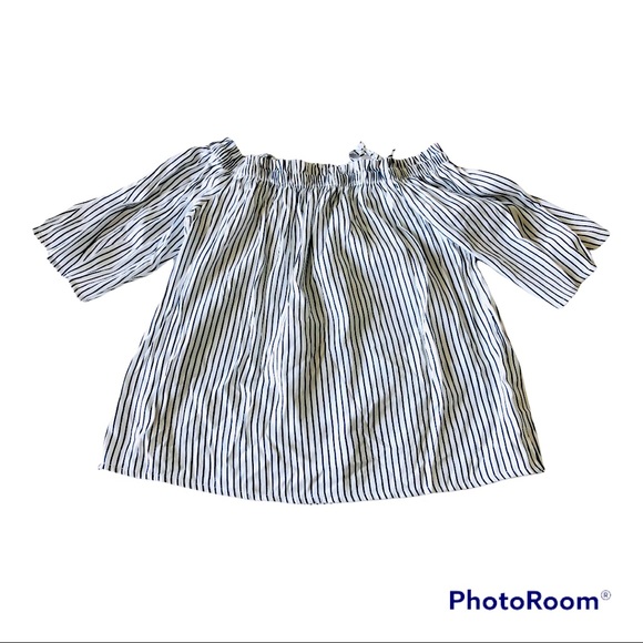 Blue Rave Shirt Medium Striped - Picture 2 of 3